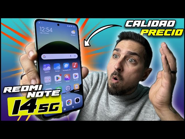 Vídeo relacionado con XIAOMI Redmi Note 14 5G - Smartphone de 8+256GB, Pantalla de 6.67" AMOLED FHD+ 120Hz, MediaTek Dimensity 7025-Ultra, cámara de 108MP, 5110 mAh, Cargador no Incluido, Morado (Versión ES)