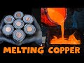Monster Copper Cable Melt Copper Ingots Coins ASMR MELTING METAL BigStackD Trash To Treasure