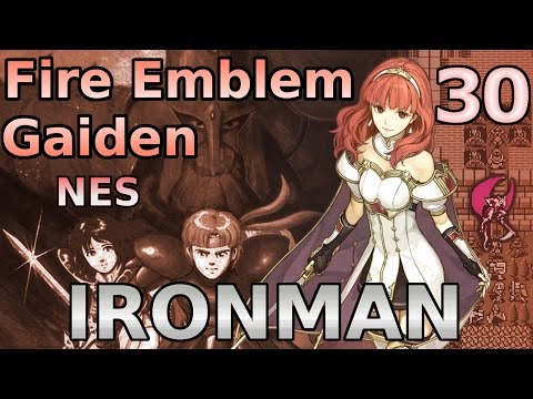 Fire Emblem Gaiden BLIND IRONMAN Lets Play  - #30 - Great grabbing GARGOYLES! Mila Temple continued!