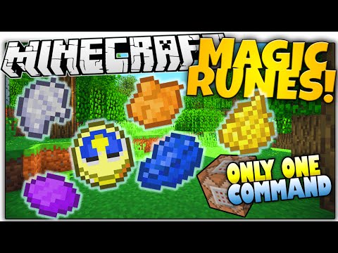 Logdotzip - Minecraft | MAGIC RUNES! | FREEZE TIME, MELT, & MORE | Only One Command (Minecraft Vanilla Mod)