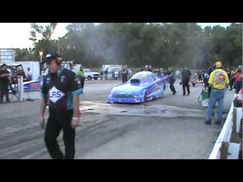 Summit Top Fuel Funny Car Smokin' The Tires At The 2011 World Series Of Drag Racing!!!