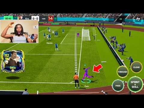 Direct Corner Kick Goal with 112 Petr Cech - FC MOBILE