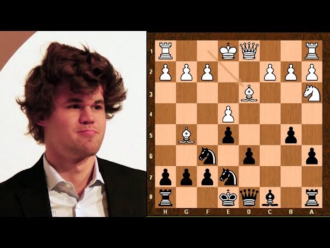 Resourceful and fighting exchange sacrifice || Arkady Naiditsch vs Magnus Carlsen || Sveshnikov