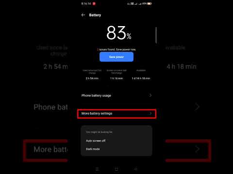 How to Turn On Screen Battery Optimisation in Realme | Battery Optimisation | #realme | #shorts