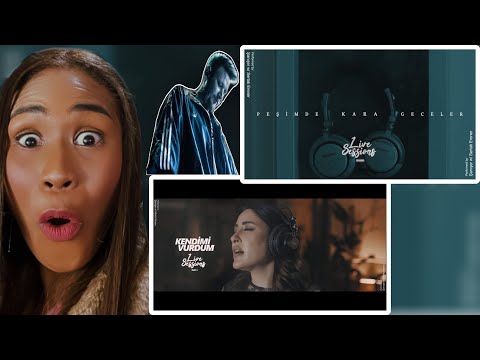 Şanışer Live Sessions - Peşimde Kara Geceler (w/ Sertab Erener) & Kendimi Vurdum  | Reaction