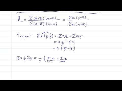 ECO375F - 6.2 - Wald Estimator (Binary Instrumental Variable)