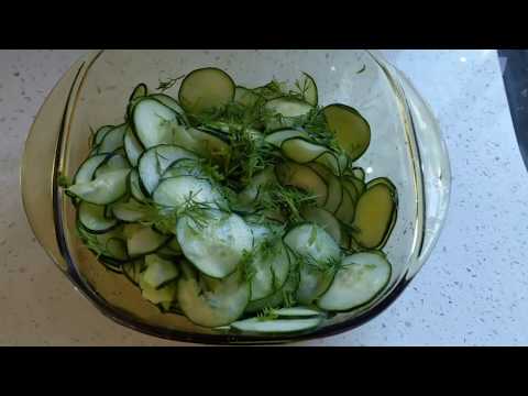 Danish/Swedish Style Cucumber Salad