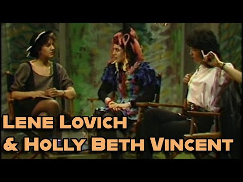 1983 Lene Lovich and Holly Beth Vincent Interview on Videowave