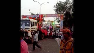 preview picture of video 'Ganpati Dada Welcome @ Alkapuri , Sumul Dairy Road, Surat'