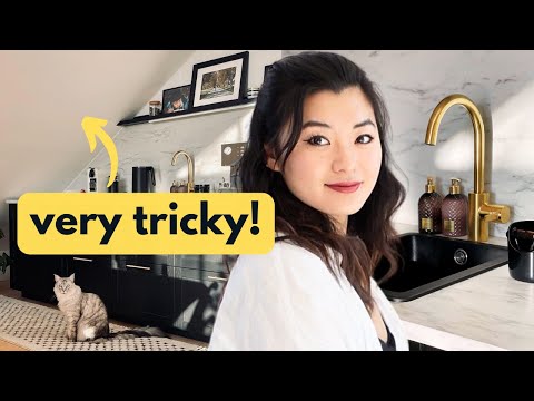 How we built an Ikea kitchen under a sloping roof