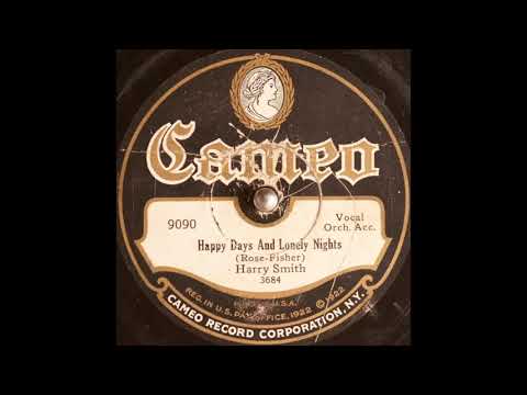 Harry Smith - Happy Days and Lonely Nights (1929)
