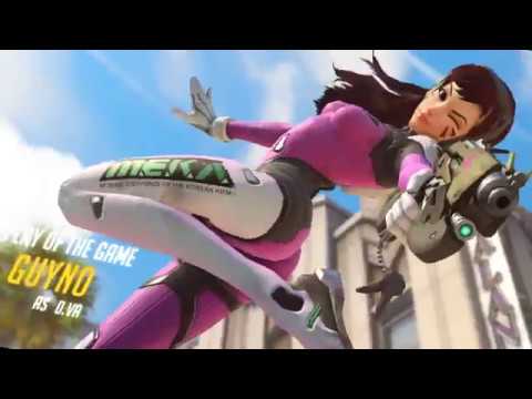 Overwatch DVA Quick play Competitive off season Gameplay - Guyno EPIC!