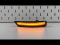 LED dynamické smerovky - Ford Focus / Fusion / Mondeo (2007->) oranžové s dymovým sklom - Video Youtube