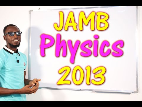 JAMB CBT Physics 2013 Past Questions 1 - 15