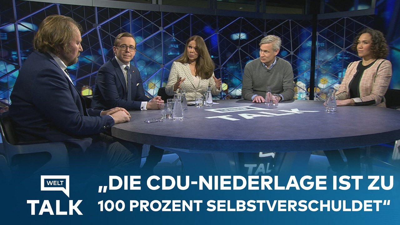 WELT TALK SPEZIAL: Ulf Poschardt zerpflückt die Südwest-CDU ‒ "Mir tut Philipp Amthor leid"