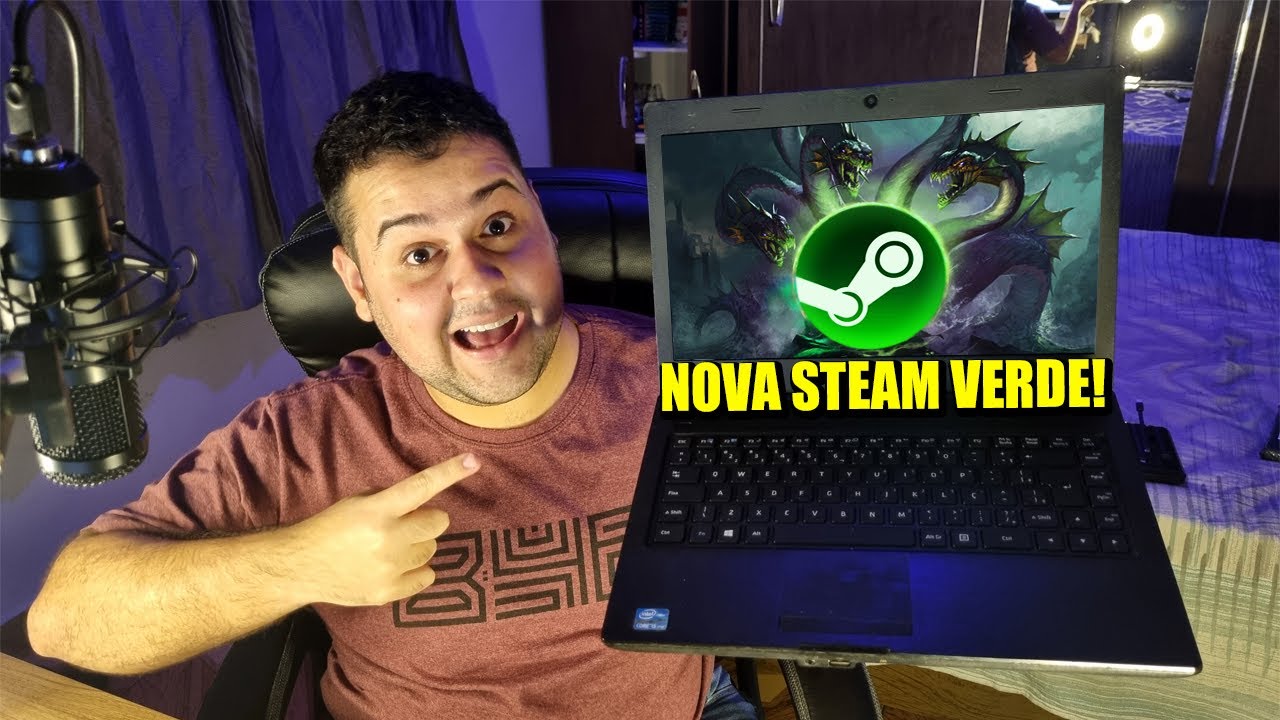 TESTEI A NOVA STEAM VERDE!!! O HYDRA LAUNCHER É CONFIAVEL?