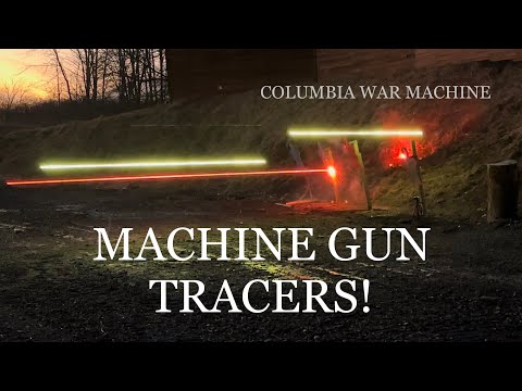MACHINE GUN TRACERS Part 1   Best tracer video ever made!!!