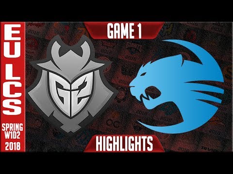 G2 vs ROC Highlights ALL GAMES | EU LCS Spring 2018 S8 W1D2 | G2 Esports vs Roccat Highlights