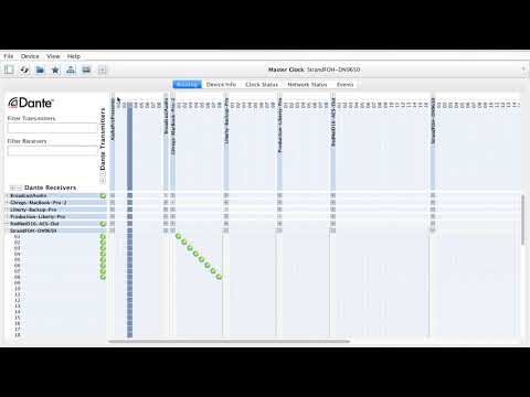 Dante  - Using Dante Controller