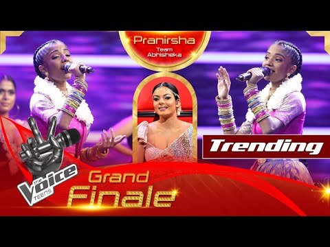 Pranirsha Thiyagaraja | Pem Rasa Wehena (පෙම් රස වෑහෙන) | Grand Finale | The Voice Teens SL