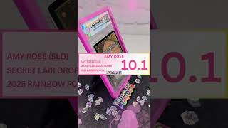 Amy Rose Rainbow Foil Slab For Sale #sonic #collectibles #tcg