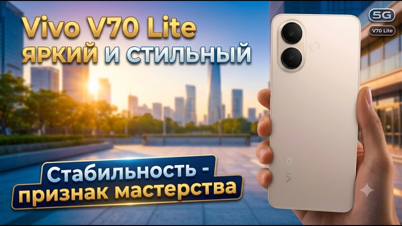 СТАБИЛЬНОСТЬ - ПРИЗНАК МАСТЕРСТВА | ОБЗОР VIVO V70 LITE