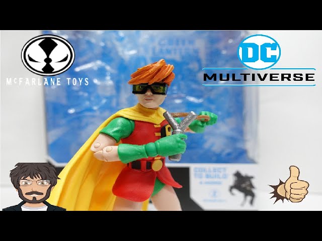 Vídeo relacionado con McFarlane Juguetes, Figura de acción DC Dark Knight Returns Robin de 7 Pulgadas con 22 Partes móviles, Figura Coleccionable de DC con Tarjeta de Personaje Coleccionable única, a Partir de 12 años