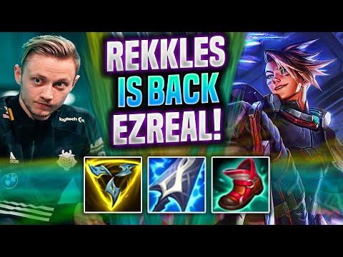 REKKLES BRINGS BACK WITH EZREAL! - G2 Rekkles Plays Ezreal ADC vs Jhin! | Patch 11.22