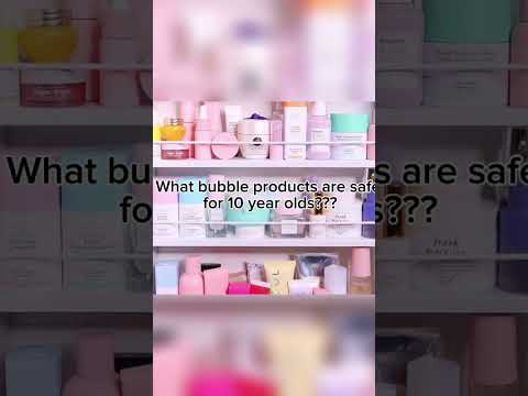 What skincare products are safe for ten year olds? #sephora #bubble