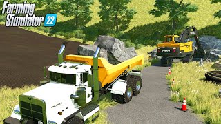 Console Miners 🚧 Deal With Big Rocks 🚧 Farming Simulator 22 Mods