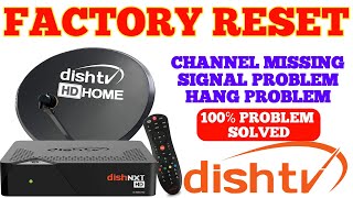 how to hard reset Dish TV set top box || how to factory reset Dish TV set top box || factory reset