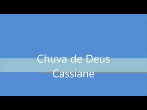 Chuva de Deus - Cassiane (playback Legendado)