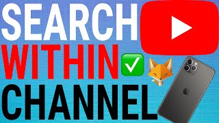 How To Search Within A Specific Youtube Channel on Mobile