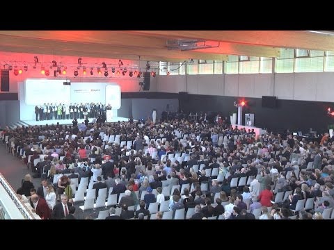 Siegerehrung der Bundessieger des 49. Bundeswettbewerbs Jugend forscht 2014 bei Würth