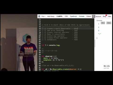 RxJS 5 in-depth - Gerard Sans - Best of Web 2016