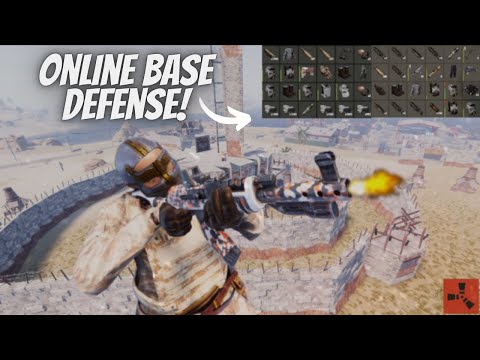 Defending our base against trash talking raiders! Rust console edition!