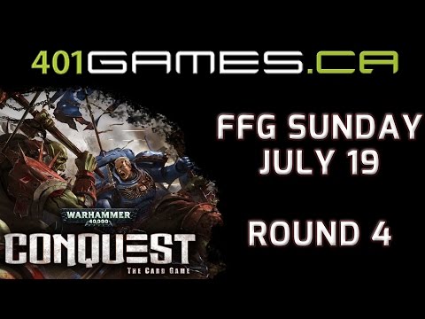 FFG Sunday - Warhammer 40K: Conquest Round 4 - 401 Games