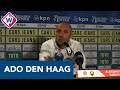 ADO-trainer Rankovic: 'Wij hebben niet door het systeem verloren' - OMROEP WEST SPORT