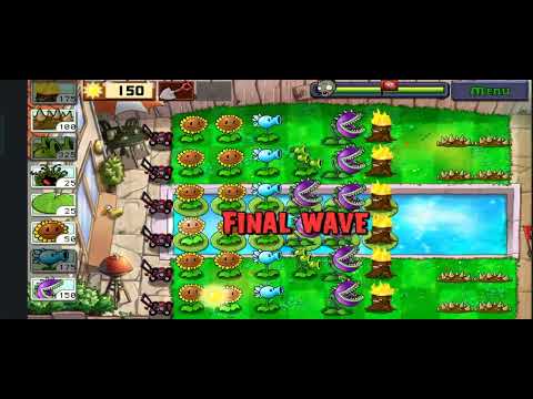 Plant vs Zombie 1 pool mode level 5 Play event