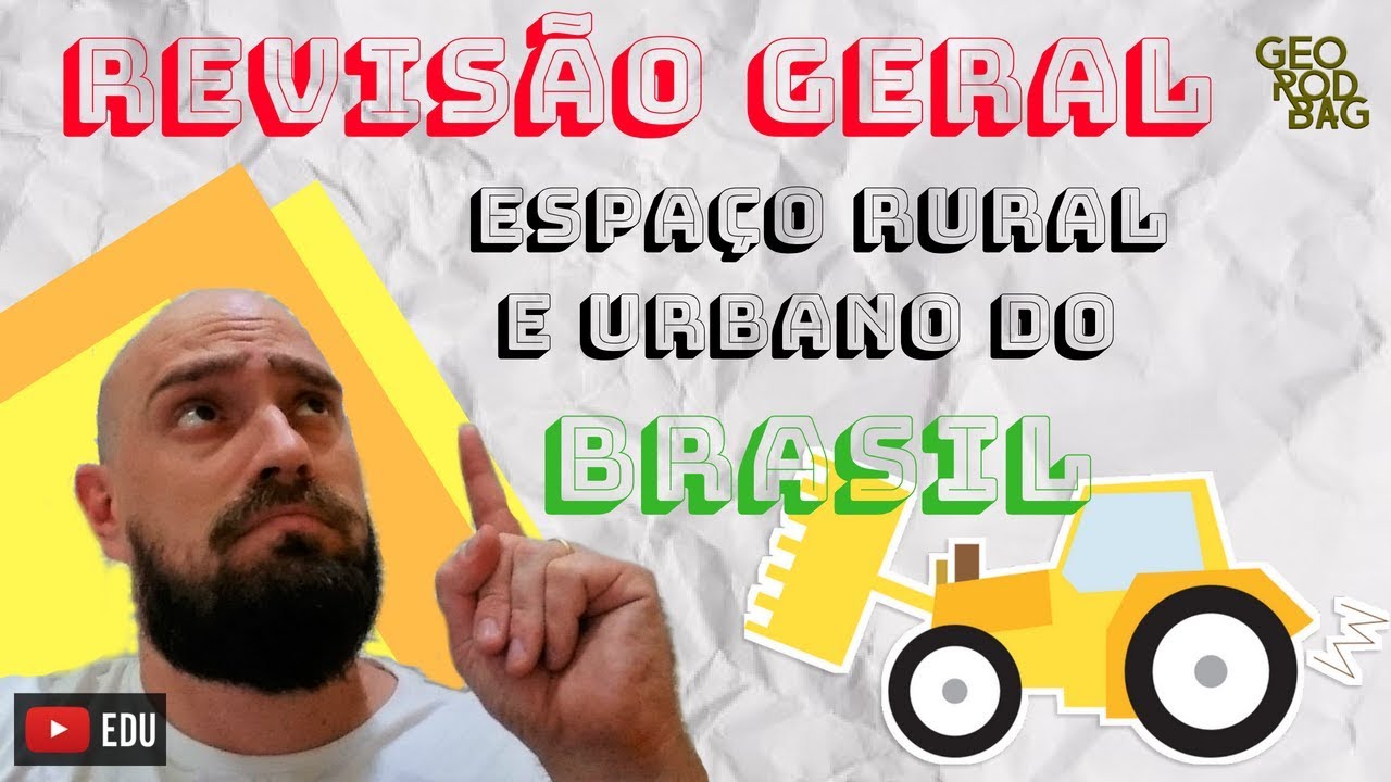 Revisão 7° ano - Geografia (Espaço Rural e Urbano)👍