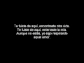 Reik - Te Fuiste de Aquí (Letra)