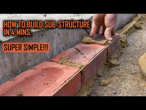 How to build substructure in 4 mins... SUPER SIMPLE!!