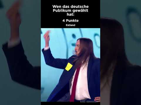 🇩🇪 Wen das deutsche Publikum gewählt hat #eurovision #esc2025 #esc #germany #baller #deutschland