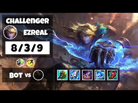 Ezreal vs Kai'Sa KOREAN Challenger BOT (8/3/9) - v11.11