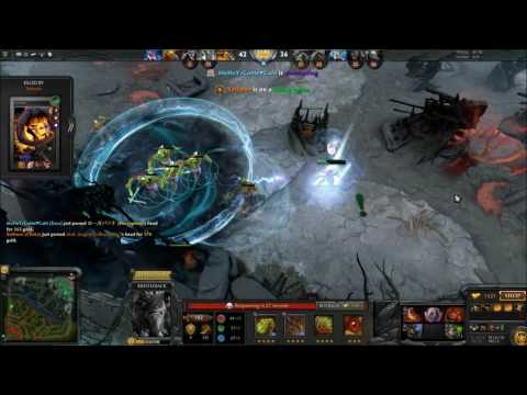 Dota 2 Funny Moments - Zeus saved by Disruptor