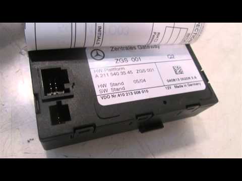 2003 Mercedes E500 CENTRAL GATEWAY MODULE 2115403545 - mbiparts.com Used OEM Mercedes Parts -... OEM