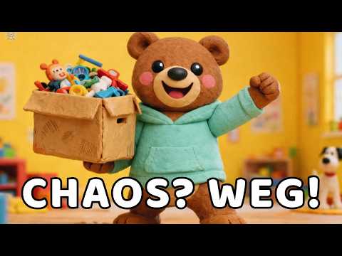 Aufräumen ist superstark - Kinderlied: Zimmer-Chaos weg!