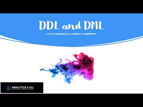 DDL vs DML - what is the difference