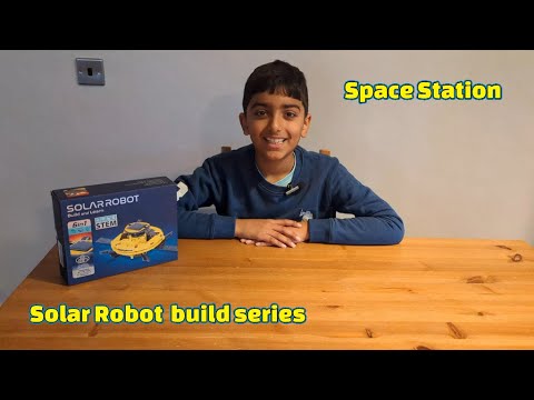 Solar Robot Kids Science Experiment Space Station STEM education engineering kit