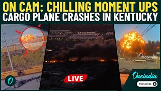 Download lagu U.S Plane Crash LIVE: Many Killed As UPS Kentucky Crashes at Louisville | Dramatic Explosion Moment mp3
